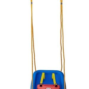 Blue and Red Kids Swing